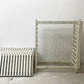 フランスアンティーク French Antique ペインテッド ベーカーズラック オープンシェルフ 10段 スライドトレイ ホワイト シャビーシック ●