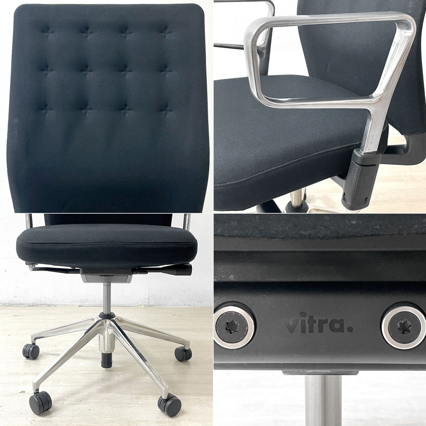 ヴィトラ vitra IDトリム ID Trim リングアーム オフィスチェア ハイバック アントニオ・チッテリオ 定価￥196,900- A ●