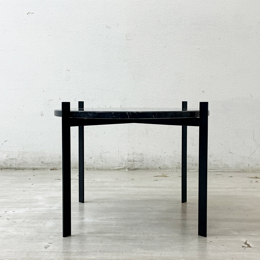 オックスデンマーク OX DENMARQ シングルデックテーブル SINGLE DECK TABLE 大理石×スチール ブラック モダンデザイン 定価 99,000円 ●