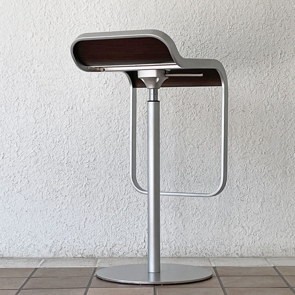 ラパルマ La palma レム LEM カウンタースツール 昇降式 カウンターチェア ハイスツール ウッドシート ダークウォールナット AZUMI アズミ ◇