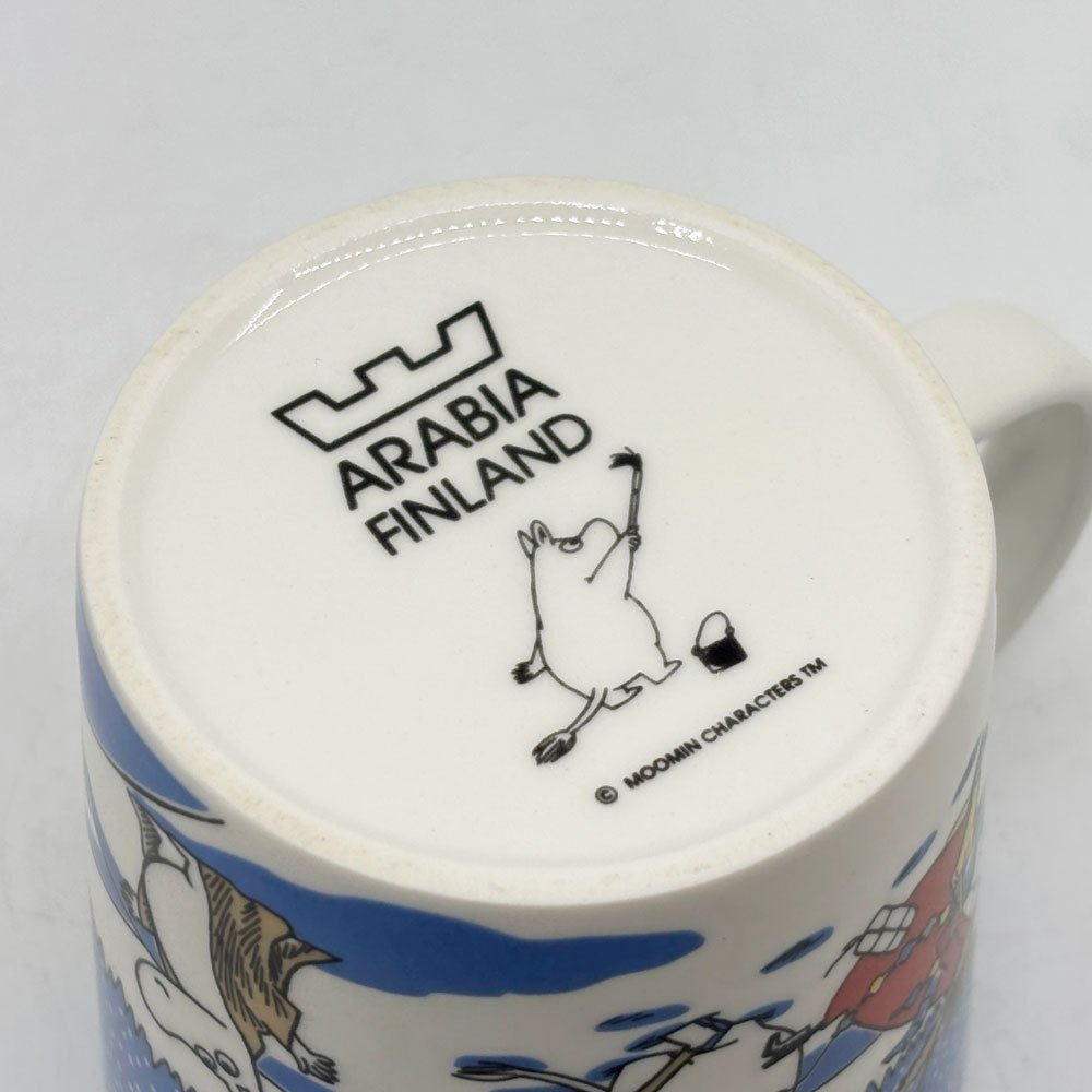 アラビア ARABIA ムーミン MOOMIN マグ カップ クリスマス 2004-2005年 限定 フィンランド 北欧食器 箱付き 希少 ●