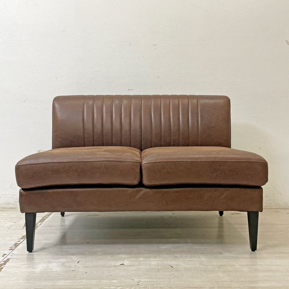 クラッシュゲート CRASH GATE ノットアンティークス Knot antiques グレス GRESS 2Pソファ Sサイズ レザーテックス W110cm 定価￥59,400- ●