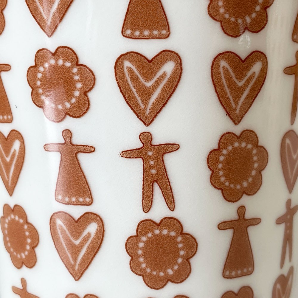 アラビア ARABIA ジンジャーブレッドクッキー クリスマス マグ ピエタリ・ポスティ 2004年限定 北欧雑貨 ◎