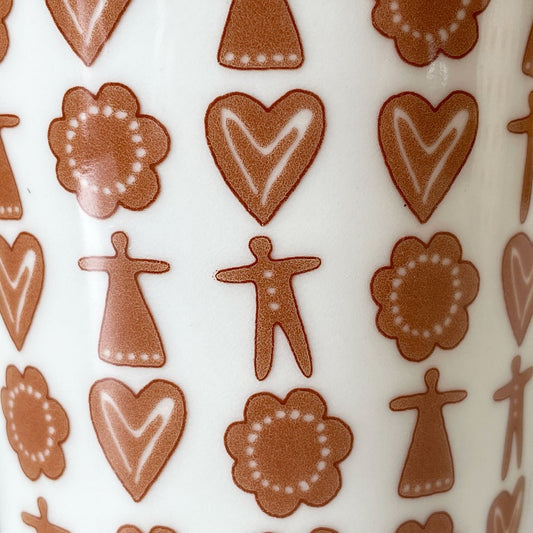 アラビア ARABIA ジンジャーブレッドクッキー クリスマス マグ ピエタリ・ポスティ 2004年限定 北欧雑貨 ◎