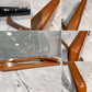 ヴィトラ vitra コーヒーテーブル Coffee Table イサムノグチ Isamu Noguchi ガラス天板 厚19mm ウォールナットフレーム ミッドセンチュリー 名作  参考定価￥514,800- ♪