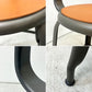 フェールトラヴァイユ FER TRAVAIL ニコルチェア NICOLLE Chair SH45cm ダイニングチェア スチール マットクリア仕上げ 別注モデル レザーパッド付 オレンジ インダストリアル フランス ●