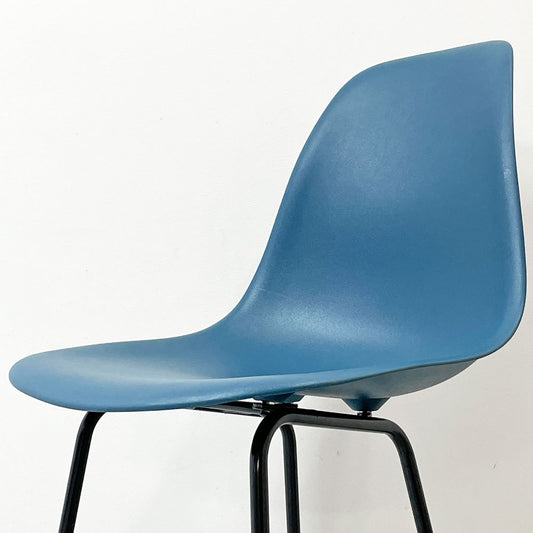 ハーマンミラー Herman Miller イームズプラスチックシェルスツール バーハイトスツール H115.5cm ポリプロピレン製 ブルー ミッドセンチュリー B ●