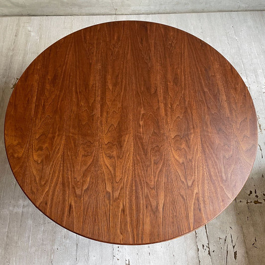 ノル Knoll ビンテージ チューリップ  ラウンド センターテーブル ローテーブル コーヒーテーブル ウォールナット材 エーロ・サーリネン Eero Saarinen ノール ミッドセンチュリー 希少 ♪