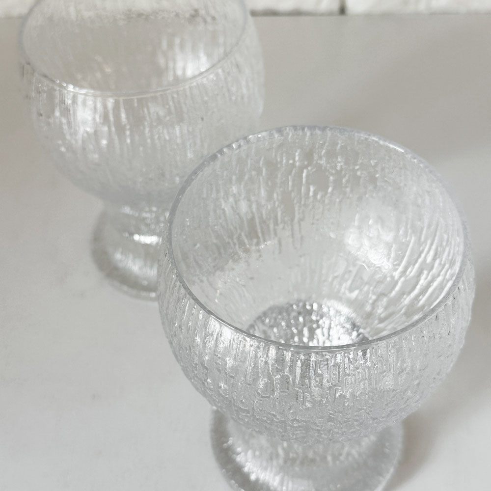 イッタラ iittala ケッケリト Kekkerit ビアグラス H14cm ティモ・サルパネヴァ ビンテージ ペア 北欧食器 A ◎