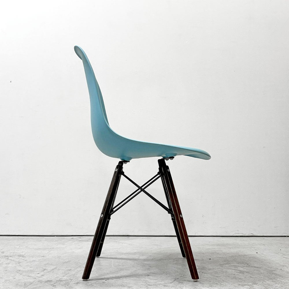 ヴィトラ Vitra サイドシェルチェア ペールブルー ドゥエルレッグ ポリプロピレン C&R イームズ ミッドセンチュリーモダン ●