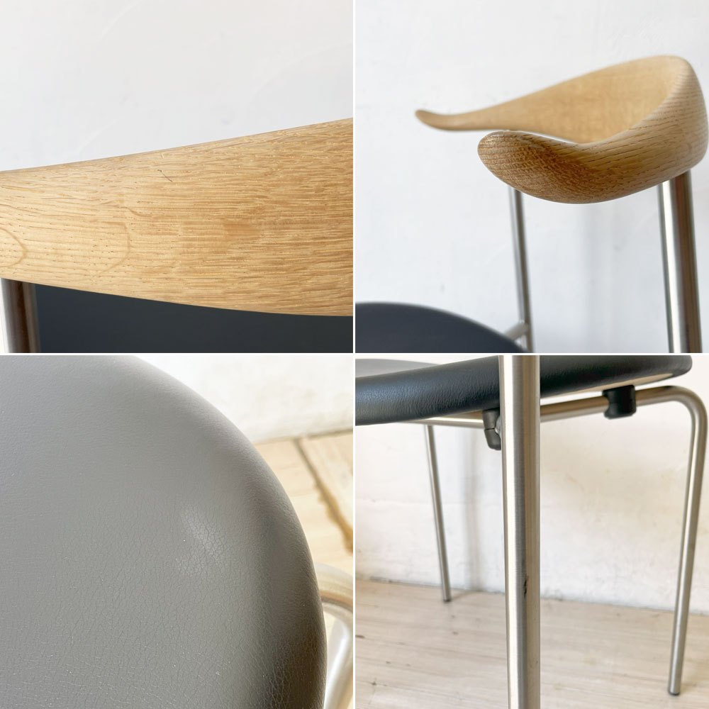 カールハンセン＆サン Carl Hansen & Son CH88P ダイニングチェア オーク材 本革 ハンス J. ウェグナー デンマーク 北欧家具 美品 ★