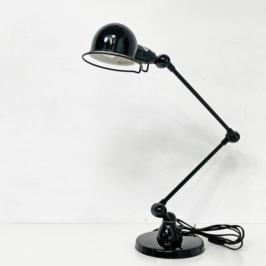 ジェルデ JIELDE  333 シグナル デスクランプ SIGNAL DESK LAMP 2本アーム式卓上ランプ 作業用ライト  工業デザイン ブラック ●