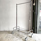 パシフィックファニチャーサービス PACIFIC FURNITURE SERVICE ガーメントラック GARMENT RACK 36" バスケット付 ハンガーラック 現状品 ■