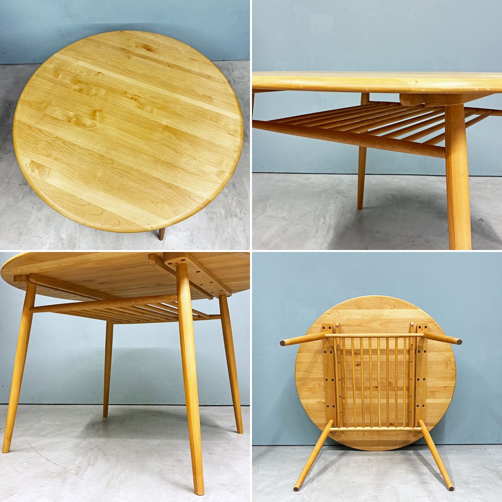 モモナチュラル MOMO Natural モチャ MOCHA 1100 TABLE サークルテーブル ダイニングテーブル アルダー材 W110cm 定価￥88,000- ◎