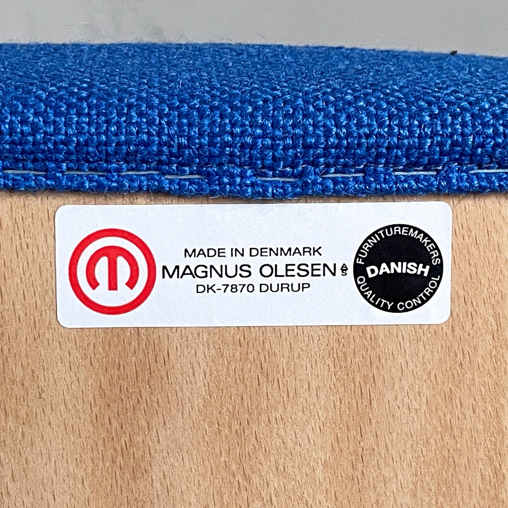 マグナスオルセン Magnus Olesen アームチェア Model61 ビーチ材 ファブリック デンマーク B ■