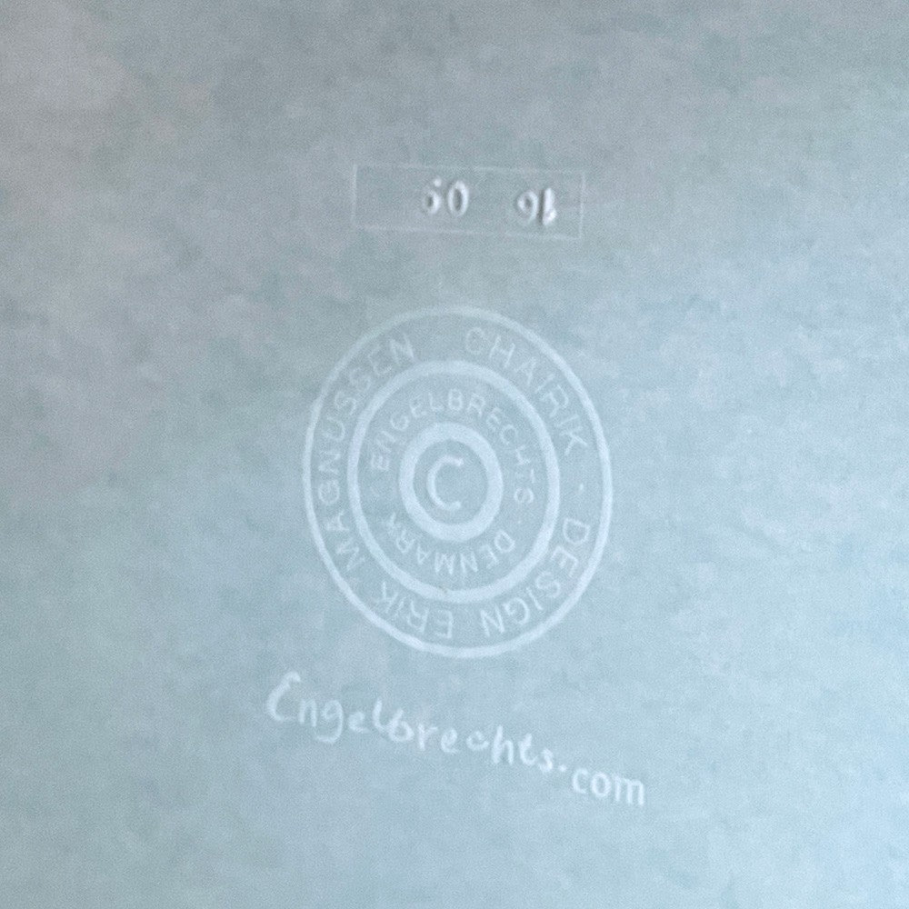 エンゲルブレヒト Engelbrechts チャリック CHAIRIK 107 ダイニングチェア スタッキング そり足 アイスブルー 未使用品 デンマーク A ■