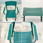 ザ・コンランショップ THE CONRAN SHOP ハイライン アウトドア アームチェア HIGHLINE OUTDOOR ARM CHAIR グリーン B ◎