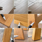 無印良品 MUJI 無垢材 木製ベンチ オーク材 大サイズ W100cm 廃番仕様 シンプルモダン ◇
