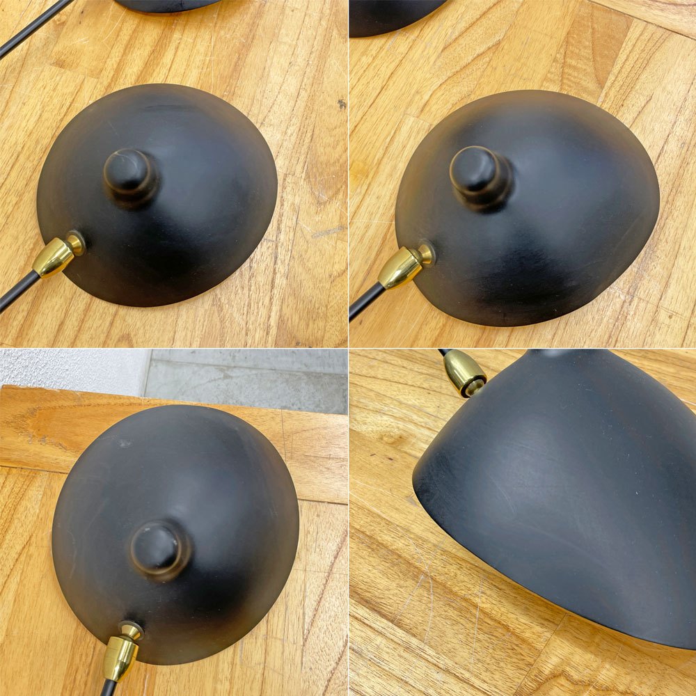 シュスポンション・トワ・ブラ・ピヴォタン SUSPENSION 3 BRAS PIVOTANTS シーリングランプ 3灯 セルジュ・ムーユ リプロダクト品 〓