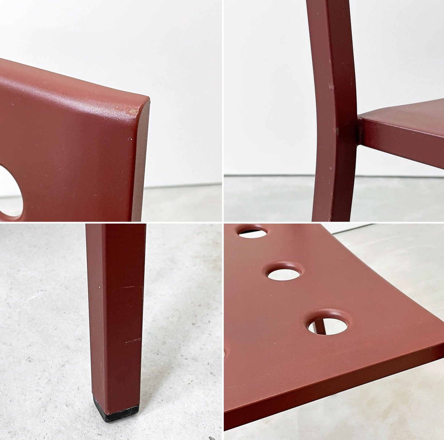 ヘイ HAY バルコニーチェア BALCONY CHAIR ダイニングチェア ガーデンチェア アイアンレッド ロナン＆エルワン・ブルレック 北欧 デンマーク B ●