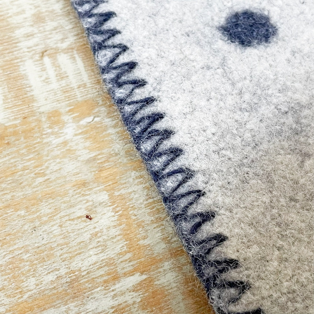 クリッパン KLIPPAN × ミナペルホネン mina perhonen レイクインザバレー LAKE IN THE VALLEY 皆川明 ウールブランケット シングル 130×180cm 廃番 定価 37,400円 ★