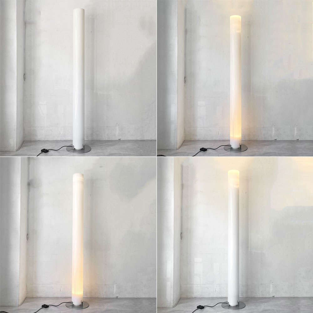 フロス FLOS スタイロス STYLOS フロアスタンド フロアライト H200cm 間接照明 アッキーレ カスティリオーニ ヤマギワ取扱 イタリア 定価￥165.000- ★