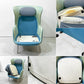 フリッツハンセン Fritz Hansen ロオチェア RO JH1 ラウンジチェア ファブリック Faded Denim Blue アルミベース ハイメ・アジョン 現行定価￥526,680以上 ●
