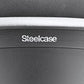 スチールケース Steelcase リープチェア Leap デスクチェア エルゴノミクスチェア 高機能チェア キャスター付き ファブリック ブラック ●