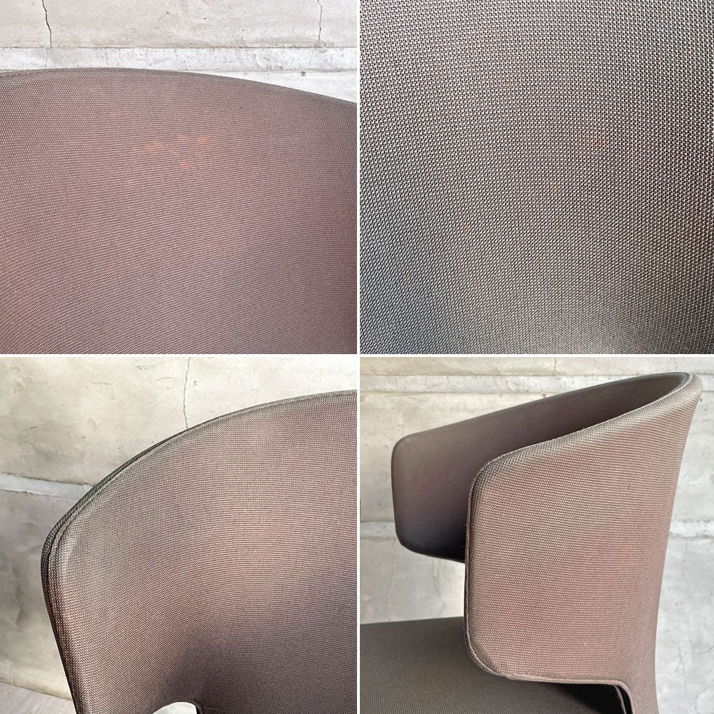カッシーナ Cassina オラ 367 HOLA アームチェア ファブリック ハンス・ウェッツスタイン 参考定価￥228,000- 現状品 B ♪