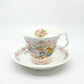 ロイヤルドルトン Royal Doulton ブランブリーヘッジ ウエディング ティーカップ＆ソーサー イギリス 箱付き A ●