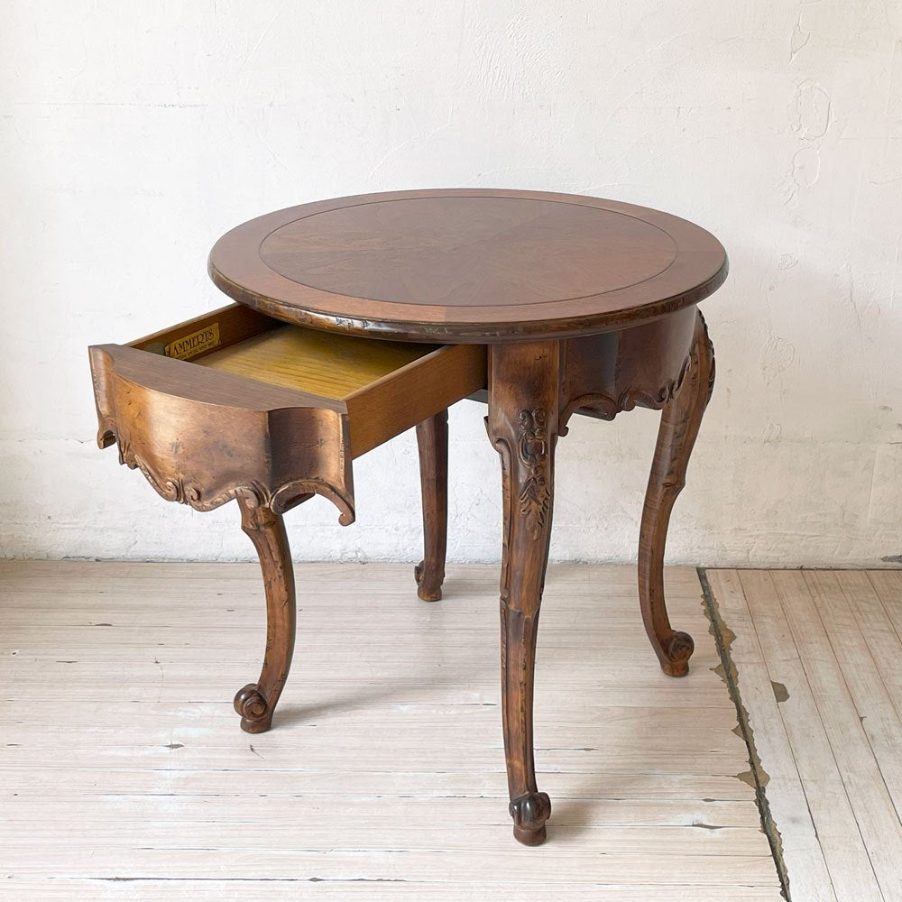 ベイカーファニチャー baker furniture サイドテーブル フラワースタンド ナイトテーブル 花台 クラシックデザイン  ★