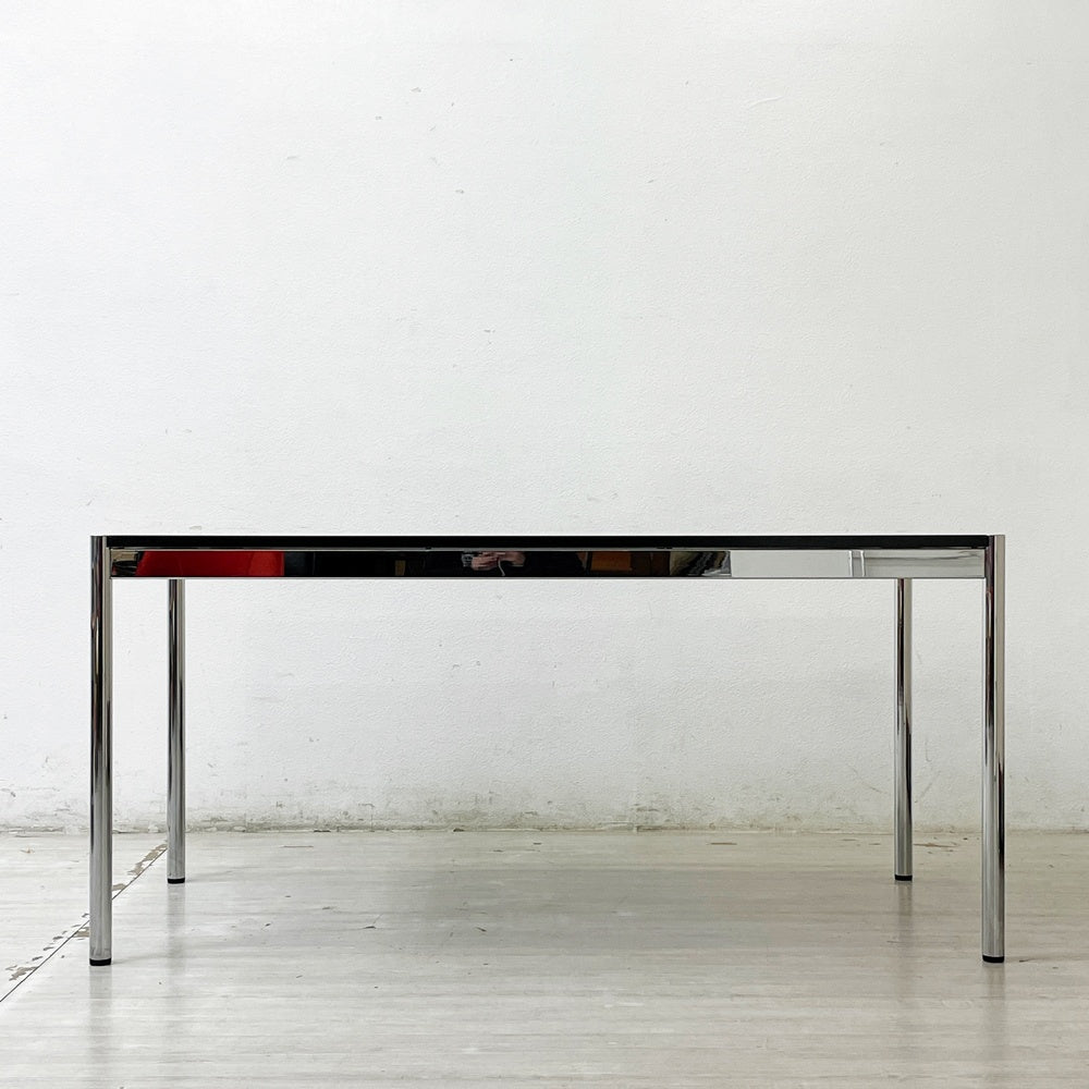 USMハラー USM Haller モジュラーファニチャー ハラーテーブル ワーキングデスク H70cm アジャスター パールグレーラミネート(ホワイト) 高さ調整機能付 スイス A ●