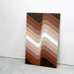 ファブリックパネル ウェーブ グラデーション WAVE GRADATION 65.5×106cm テキスタイル ミッドセンチュリーデザイン ●