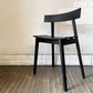 ワオ WOW ハーフチェア half chair オーパスワン Op.1 ホワイトアッシュ材 ブラック 引出し付 チョン・ウジン 旭川家具 定価￥62,700- ◎