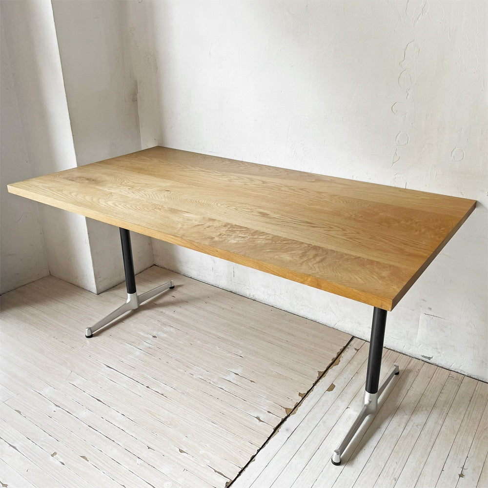 グリニッチ greeniche カフェテーブル Cafe Table ダイニングテーブル オーク無垢材 W150cm オイルフィニッシュ 参考定価￥107,000- ★