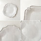 アスティエ・ド・ヴィラット Astier de Villatte レジャンス Regence デザートプレート 20.5cm フランス 定価￥17,600- B ◎