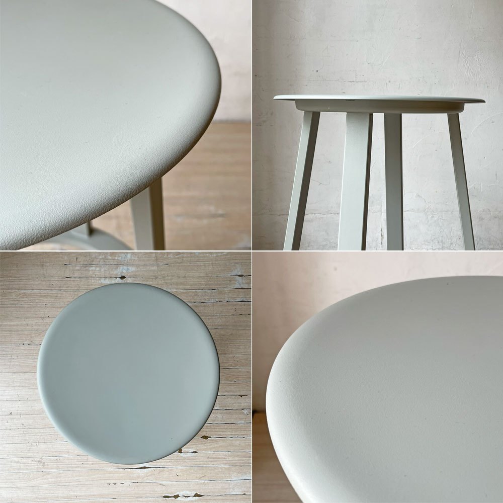 ヘイ HAY リボルバー バースツール ロー REVOLVER BAR STOOL LOW H65cm スカイグレー 回転式座面 レオン・ランズメイヤー デンマーク 定価￥49,500- ★