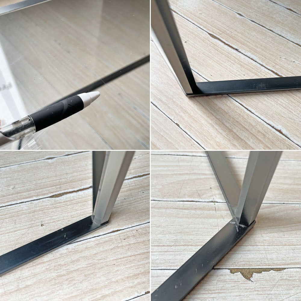 デサルト DESALTO ヘキサゴン HEXAGON 690 ローテーブル W92.5cm 吉岡徳仁 カッシーナ取扱 定価￥484,400- ★