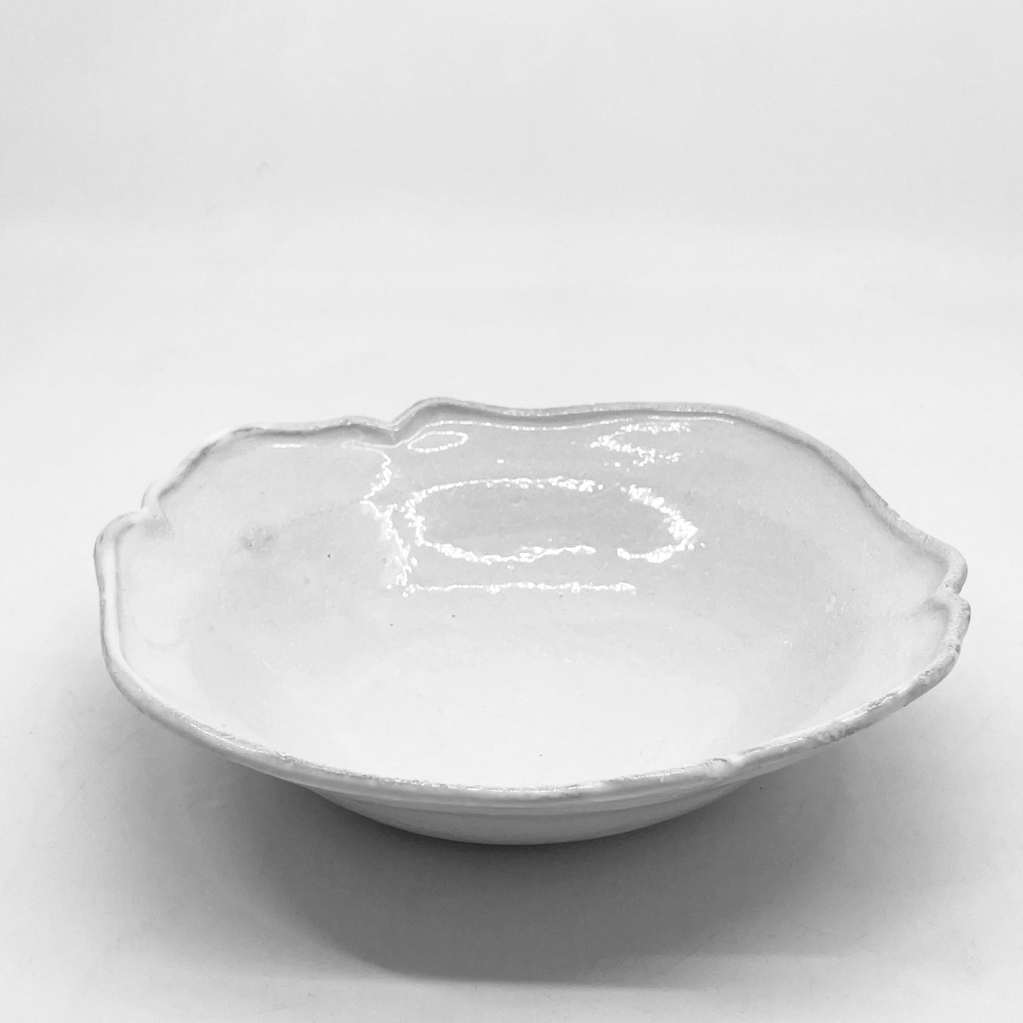 アスティエ・ド・ヴィラット ASTIER de VILLATTE バック Bac ミディアムスーププレート 19cm 陶器 フランス ホワイト B ●