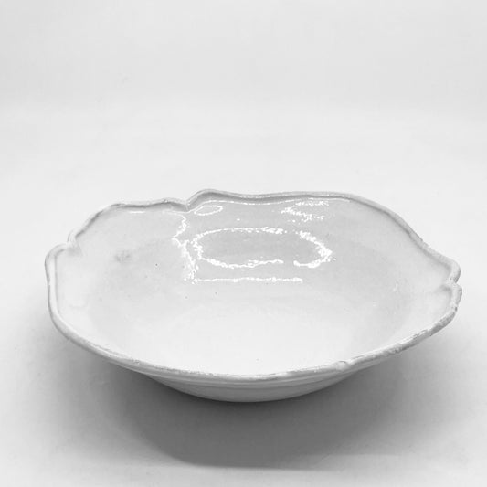 アスティエ・ド・ヴィラット ASTIER de VILLATTE バック Bac ミディアムスーププレート 19cm 陶器 フランス ホワイト B ●