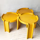 カルテル KARTELL ネストテーブル サイドテーブル スタッキング 3点セット オレンジ ビンテージ ジオット・ストッピーノ Giotto Stoppino 希少 ★