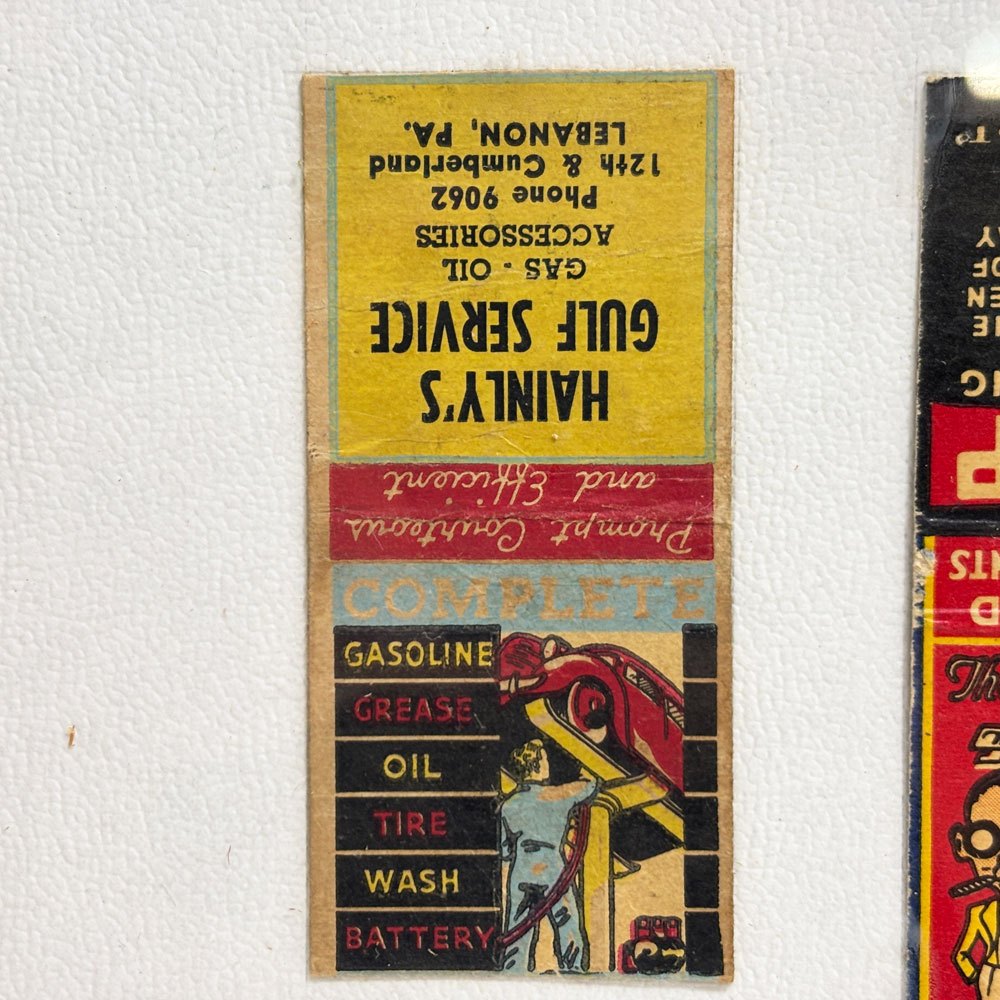USビンテージ US Vintage マッチブック（マッチ箱）コレクション レトロ 額装品 ●