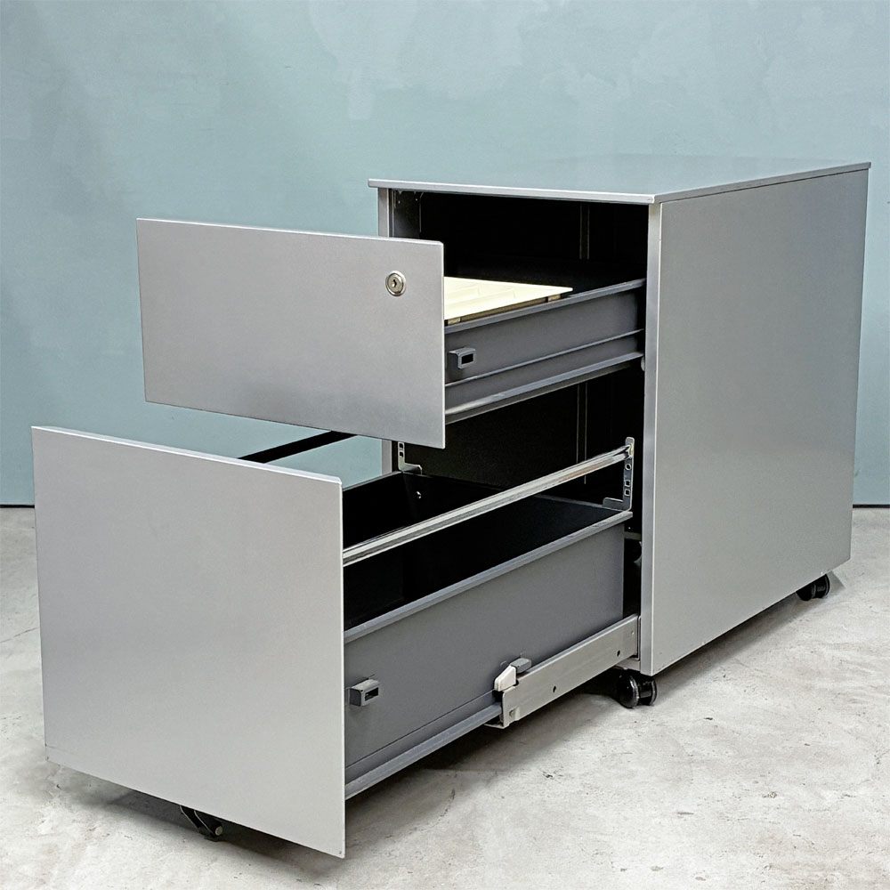 カッシーナ Cassina ixc. AFドロワー AF DRAWER デスクキャビネット ワゴン 鍵付属 キャスターロック機能付き イタリア B ◎