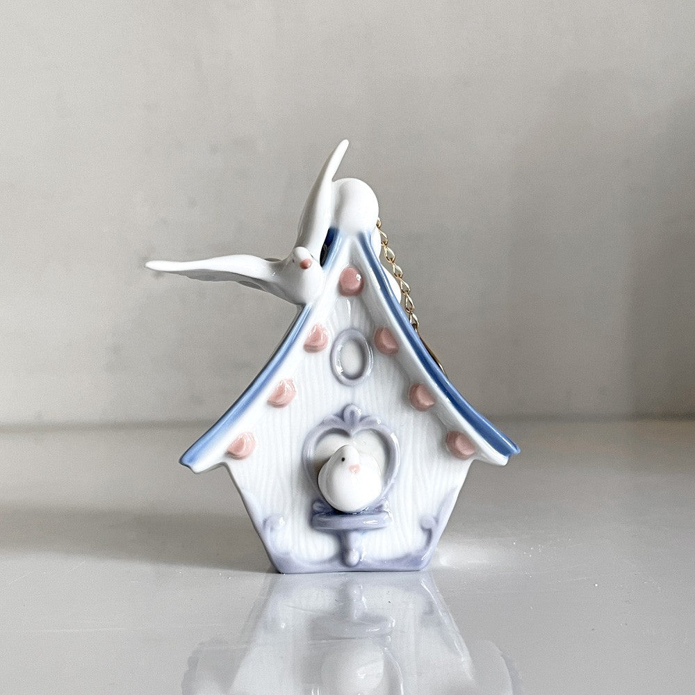 リヤドロ LLADRO ホームスイートホーム home sweet home クリスマスオーナメント 箱付 陶器 ビンテージ スペイン ■