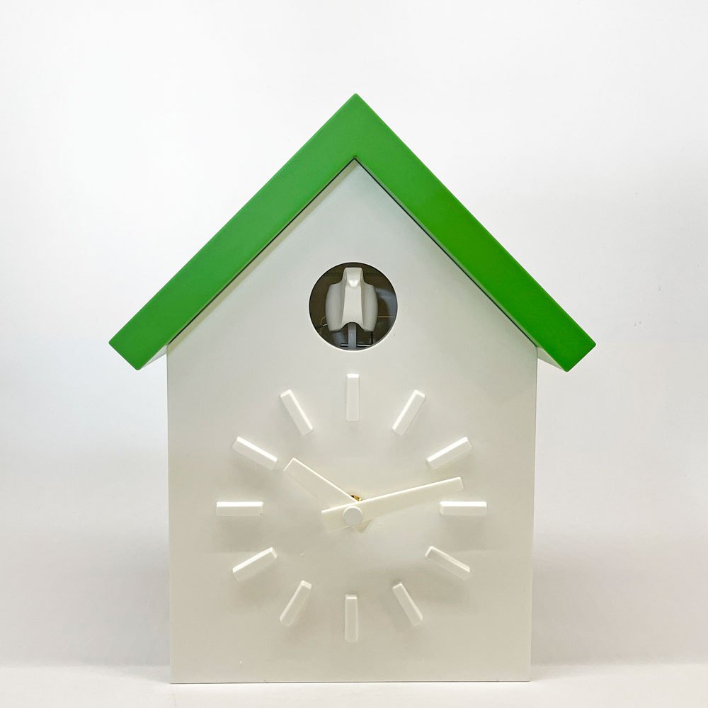 マジス MAGIS クークロック CU-CLOCK 深澤 直人 鳩時計 グリーン 未使用品 動作確認済み イタリア モダンデザイン 参考価格¥59.400- ★