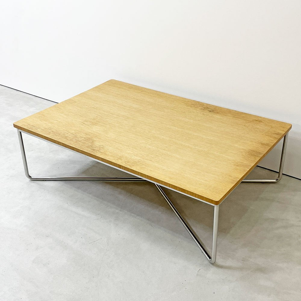 シボネ CIBONE センターテーブル ローテーブル オーク材 × スチール W120.5cm 片山正通 ナチュラルデザイン モダン ●