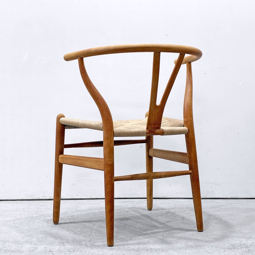 カールハンセン＆サン Carl Hansen & Son CH24 Yチェア オイルフィニッシュ ビーチ材 ハンス・J・ウェグナー デンマーク ペーパーコード張替済 日本仕様サイズ ビンテージ A ●
