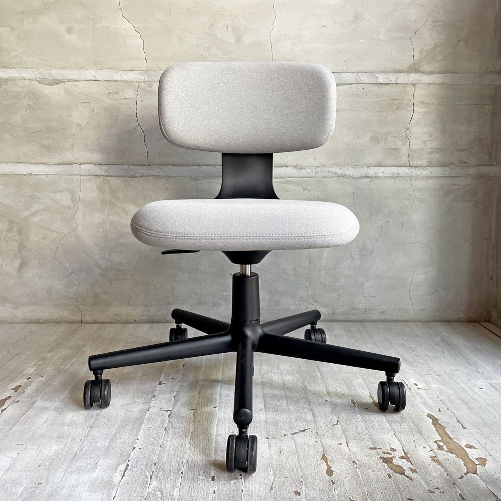 ヴィトラ vitra ルーキー Rookie デスクチェア キャスターチェア コンスタンチン・グルチッチ グレー系 ファブリッック 定価￥78,100- ♪