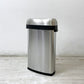 シンプルヒューマン simplehuman セミラウンドオープンカン 60L ゴミ箱 ダストボックス 半円型 ステンレス シンプルモダン 元箱付き ●