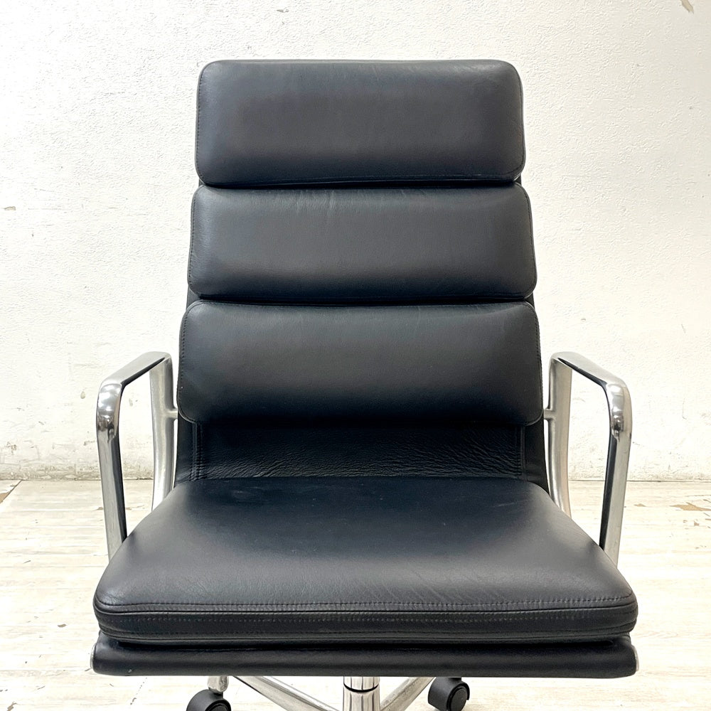 ハーマンミラー Herman Miller ソフトパッドグループ エグゼクティブチェア ハイバック イームズ 5スターベース ミッドセンチュリー ●
